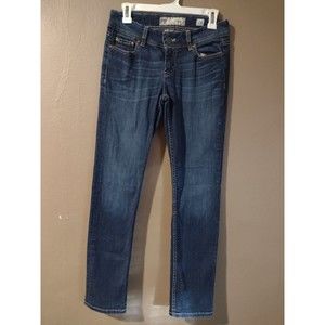 BKE Kate 27 R  Denim Blue Jeans 8" Rise Stretch Women’s Regular Straight 27x31.5